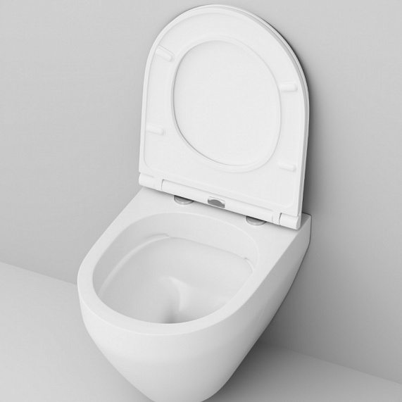 Унитаз подвесной безободковый с инсталляцией AM.PM Spirit 2.0 IS48051.701700 сиденьем микролифт, хром пневм. клавишей-3