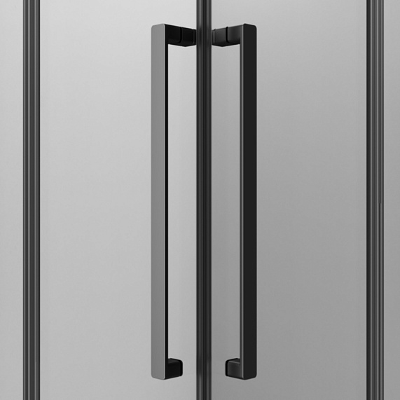 Душевое ограждение без поддона 80х120 AM.PM Func W84G-403-12080-BT профиль черный матовый-7