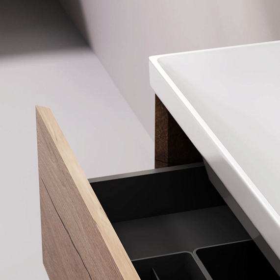 Тумба с раковиной 60 AM.PM Above M9X-FHX0602OF-WCC0600WG подвесная под дерево-5