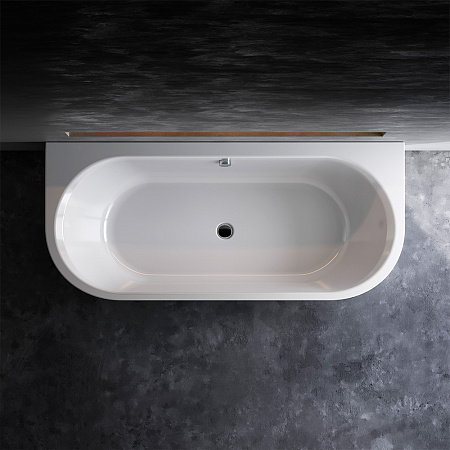 Ванна акриловая закругленная 170x75 AM.PM X-Joy W94A-170U75W-A белая глянцевая