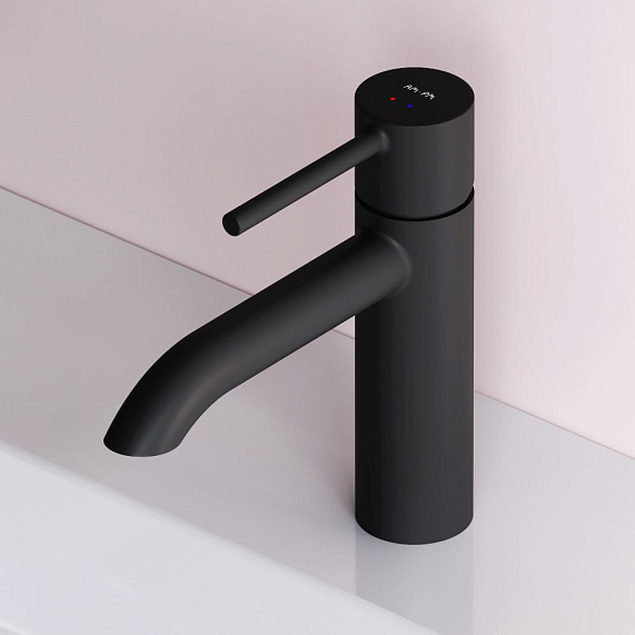 Смеситель для раковины (умывальника) AM.PM Libre F6002222 черный