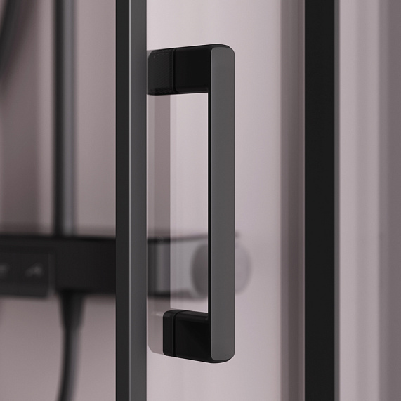 Душевое ограждение без поддона 80x80 AM.PM Above W9XG-401-8080-BT профиль черный-7