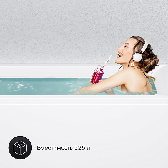 Ванна акриловая 170x75 AM.PM Spirit W72A-170-075W-A2 белая глянцевая
