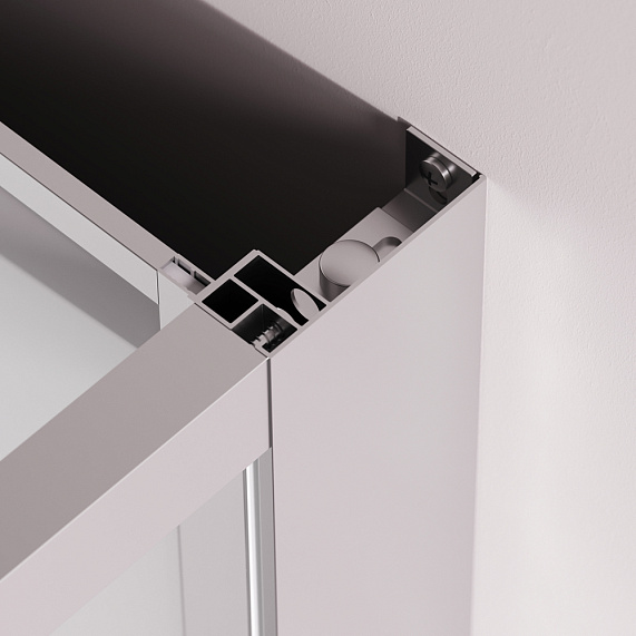 Душевая кабина 90x90 AM.PM Above W9XC-401A-9090MT профиль серебристый, высокий поддон-6