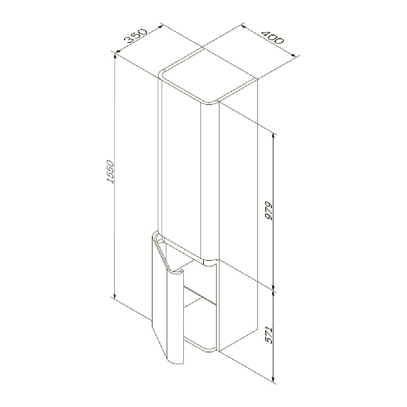 Мебель для ванной 80 AM.PM Sensation подвесная, белый глянец-3