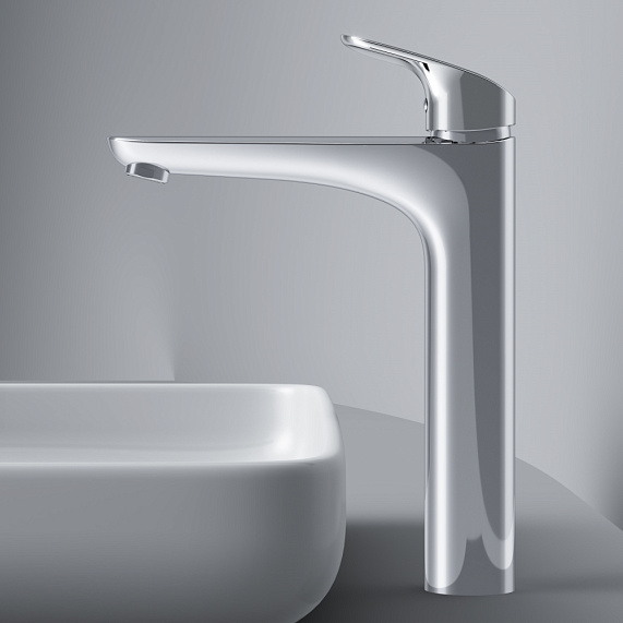 Смеситель для раковины (умывальника) AM.PM Like F8092000 высокий, хром-4