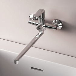 Смеситель для ванны и душа AM.PM Above F9X90200 длинный излив, хром