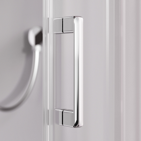 Душевая кабина 90x90 AM.PM Above W9XC-401-9090MT профиль серебристый, низкий поддон-4