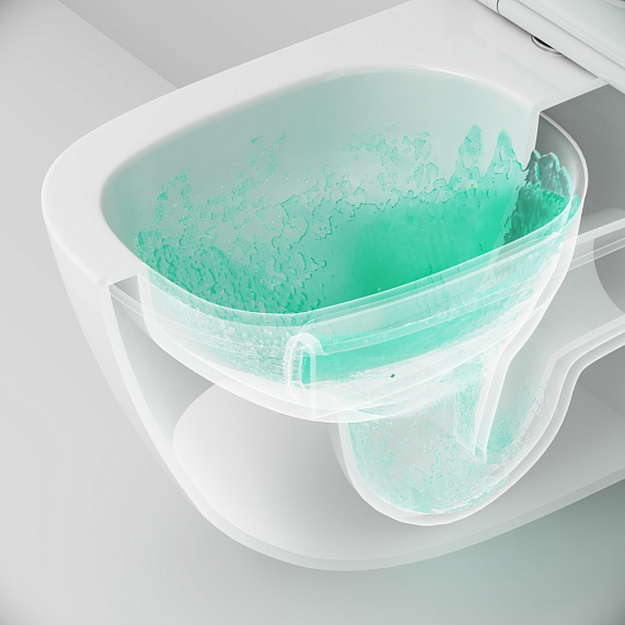 Унитаз подвесной AM.PM Libre C601901SC торнадо безободковый с сиденьем микролифт, белый-10