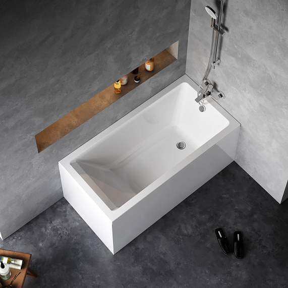 Ванна акриловая 140x70 AM.PM Gem W93A-140-070W-A белая глянцевая-3