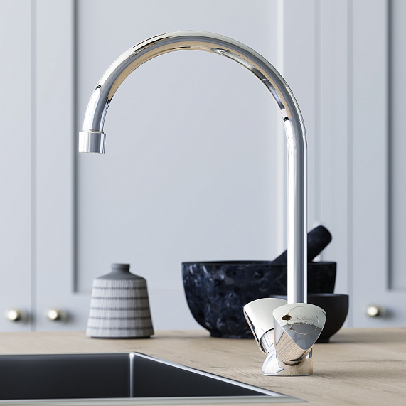 Смеситель для кухни Damixa Object HFON00000 высокий, хром-5