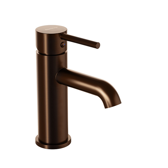 Смеситель для раковины (умывальника) Damixa Scandinavian Pure 360210500 розовое золото-2