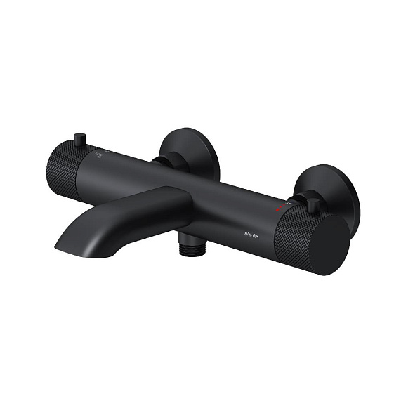 Смеситель для ванны и душа AM.PM Libre F6050022 термостат черный-11