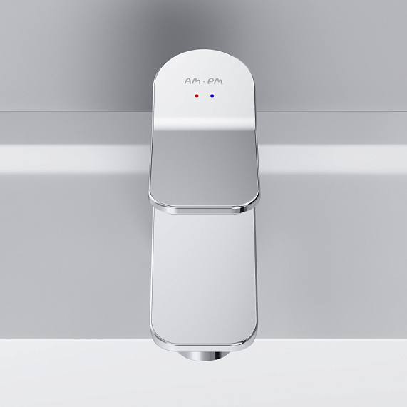Смеситель для раковины (умывальника) AM.PM X-Joy F85A82100 с донным клапаном, хром-3