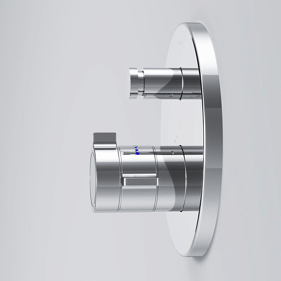 Смеситель для ванны и душа AM.PM X-Joy F85A45600 хром встраиваемый, термостат-3