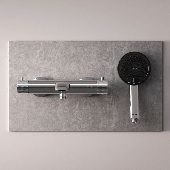 Смеситель для ванны и душа AM.PM Libre F6050000 термостат хром-5