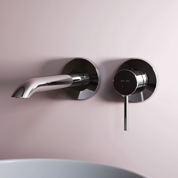 Смеситель для раковины (умывальника) AM.PM Libre F6072600 хром встраиваемый-2