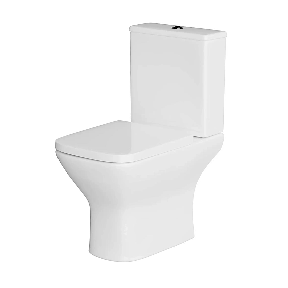 Унитаз-компакт напольный AM.PM Drive C358600LMSC безободковый с сиденьем микролифт, белый-1