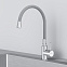 Смеситель для кухни AM.PM X-Joy S F85B07605 высокий, хром, с серым гибким изливом