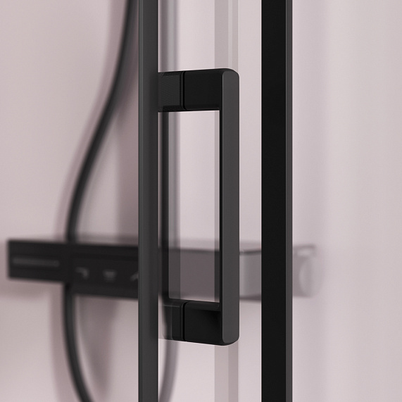 Душевое ограждение без поддона 120x90 AM.PM Above W9XG-403-12090-BT профиль черный-6