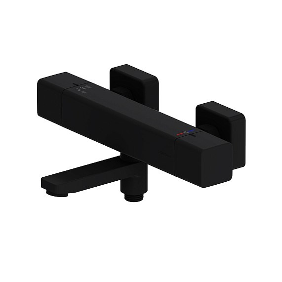 Смеситель для ванны и душа Damixa Gala 533000300 термостат, черный-3