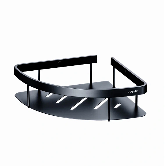 Полка в ванную угловая AM.PM Sense L A7454122 черная-6