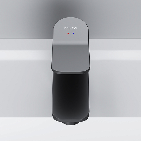 Смеситель для раковины (умывальника) AM.PM X-Joy F85A02122 черный-3