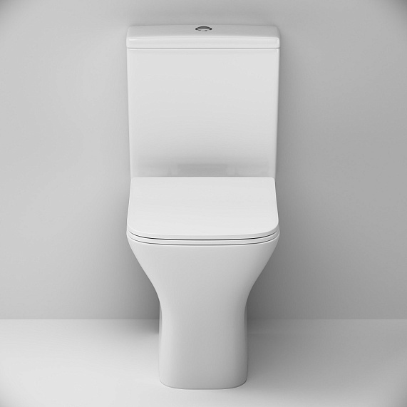 Унитаз напольный AM.PM Gem C908601SC безободковый с сиденьем микролифт, белый-5