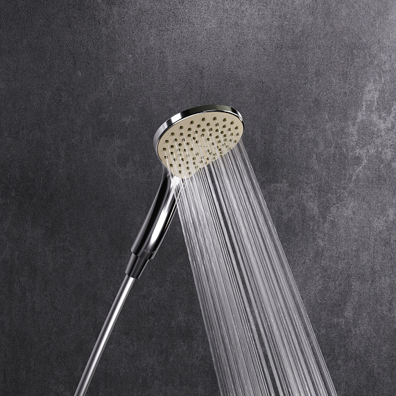 Душевая система AM.PM Sunny F40885C14 стойка с тропическим душем, смесителем, изливом, хром-5