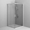 Душевое ограждение без поддона 100x100 AM.PM Gem W90G-403-100100-MT профиль серебристый