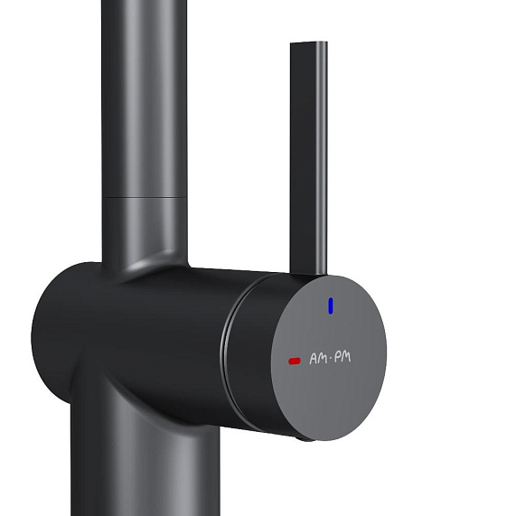 Смеситель для кухни AM.PM Func F8F07022 высокий с С-изливом, черный-9