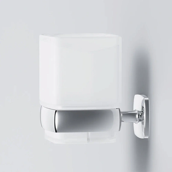 Стакан для зубных щеток настенный AM.PM Gem A9034300 стеклянный, хром-2