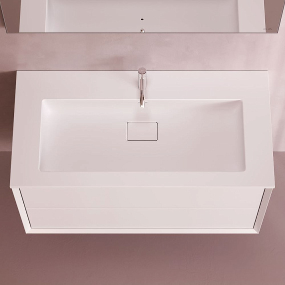 Раковина мебельная 100 AM.PM Libre M60WPC100SWM белая встраиваемая-1