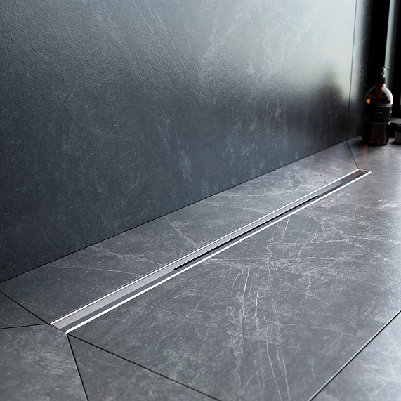 Душевой трап (лоток) 80 AM.PM MasterFlow Slim W01SC-S11-080-05SB комбинированный затвор со стальной матовой решеткой-3