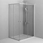 Душевое ограждение без поддона 120x90 AM.PM Sunny W87G-403-12090-MT профиль серебристый
