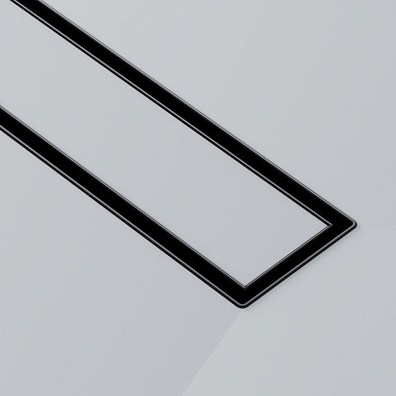 Душевой трап (лоток) 70 AM.PM MasterFlow W01SC-U11-070-04BM комбинированный затвор с черной матовой решеткой под плитку-17