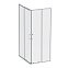 Душевое ограждение без поддона 100x80 AM.PM Above W9XG-403-10080-MT профиль серебристый