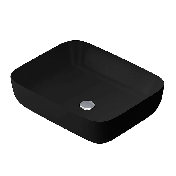 Раковина накладная 51 AM.PM Struktura M9SWCC10510BM черная матовая-3