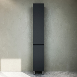 Шкаф-пенал для ванной 30 AM.PM Gem S M91CSR0306GM напольный правый графит