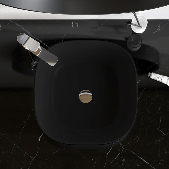 Раковина накладная 43 AM.PM Func M8FWCC30430BM черная матовая-2