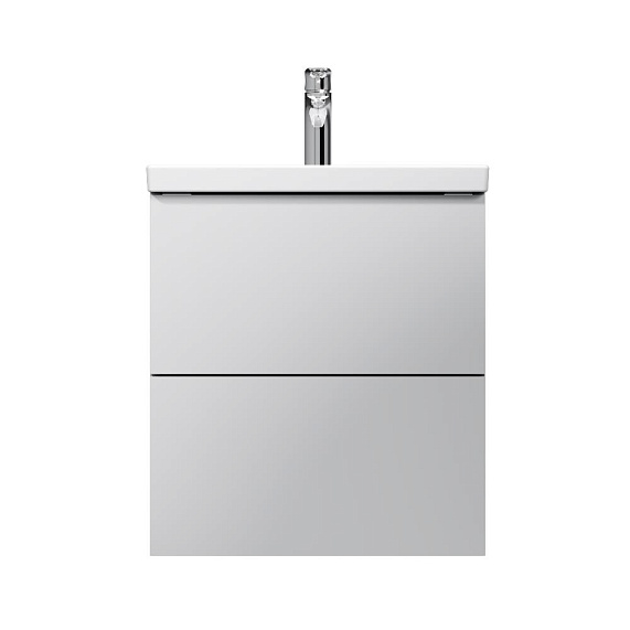 Тумба с раковиной 50 AM.PM Gem M90FHX0502WG подвесная белый глянец-7