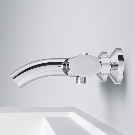 Смеситель для ванны и душа AM.PM Sense F7550064 термостат, хром-4