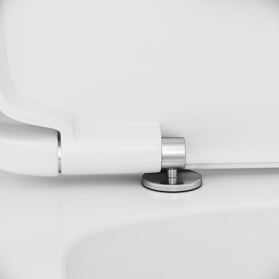 Унитаз напольный AM.PM Spirit 2.0 C708600SC безободковый с сиденьем микролифт, белый-8