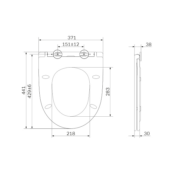 Унитаз подвесной AM.PM Awe C111700WH безободковый c сиденьем микролифт, белый-8