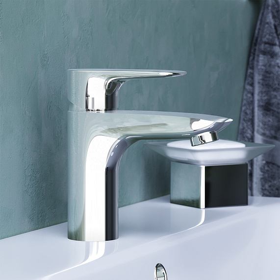 Смеситель для раковины (умывальника) Damixa Origin Evo 780210000 хром-1