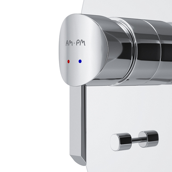 Смеситель для ванны и душа AM.PM Awe F1585000 хром встраиваемый-2