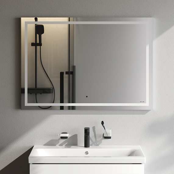Зеркало с подсветкой в ванную прямоугольное 100 AM.PM Gem M91AMOX1001WG сенсорное-1